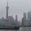 La Skyline sul fiume Huangpu