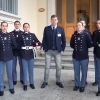 Con alcuni Allievi della Scuola Militare Teulié