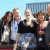 GLR con lo staff di TL: da sinistra Nathalie Goitom, Giorgia Colombo, Gea Somazzi e Marco Tajè
