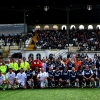 Foto di gruppo tra Nazionale CalcioTv e ProVercelli All Stars