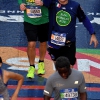Il taglio del traguardo in Central Park della New York Marathon 2017